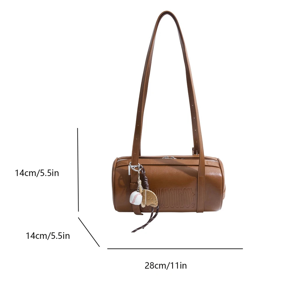 Luxury Cylinder Shoulder Bag