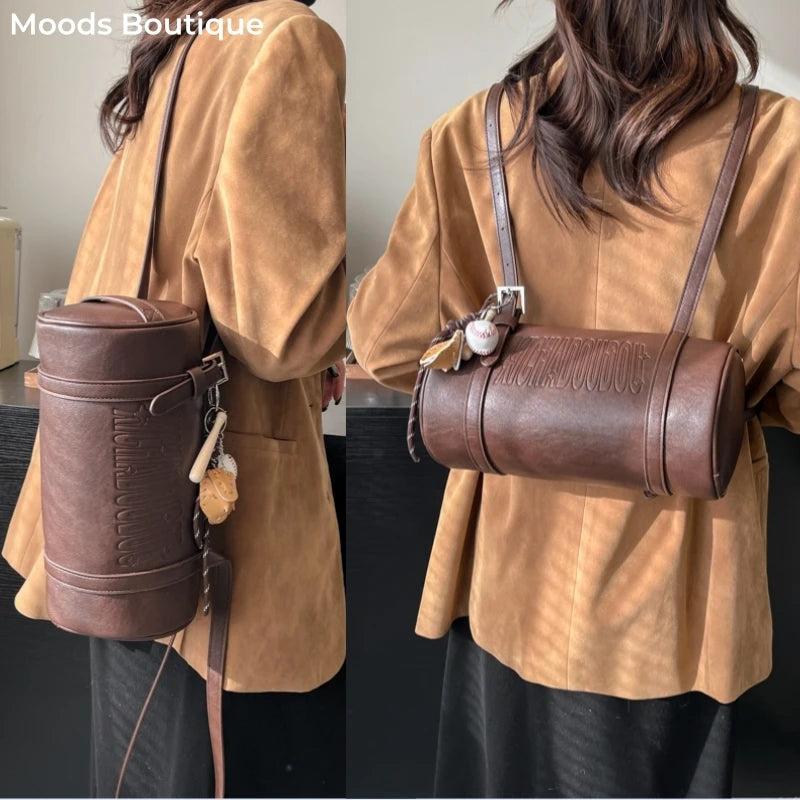 Luxury Cylinder Shoulder Bag