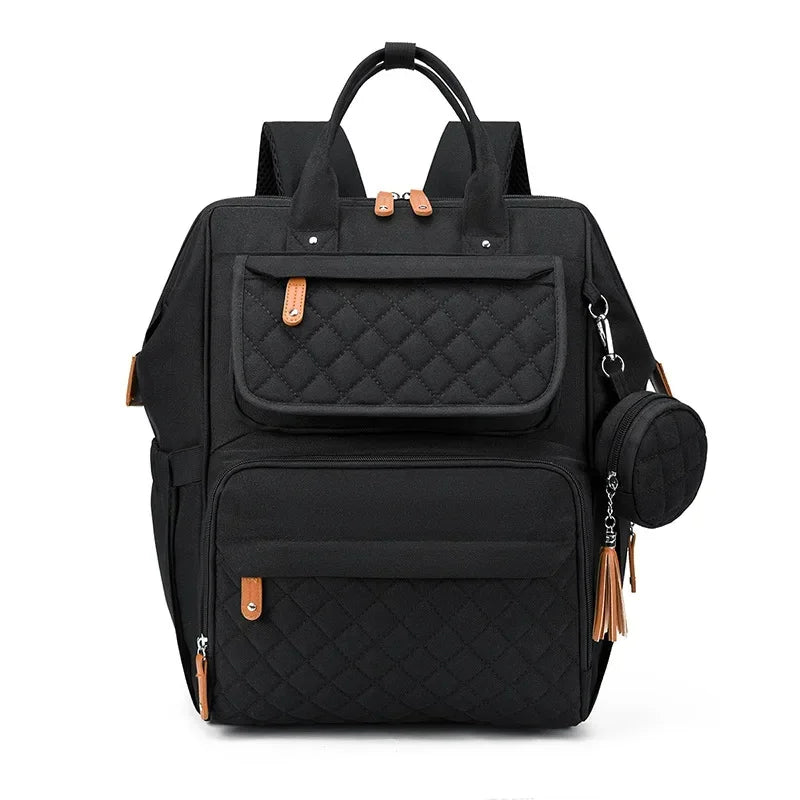 Multi-Compartment Mommy Diaper Backpack