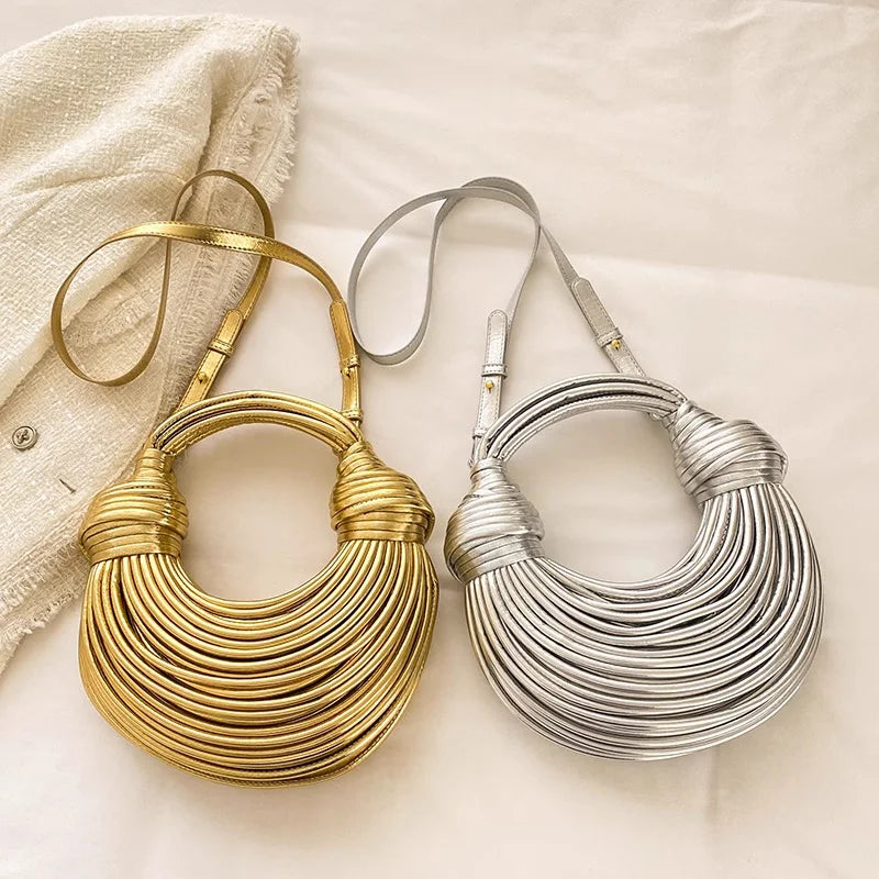 Luxury Handwoven Hobo Bag
