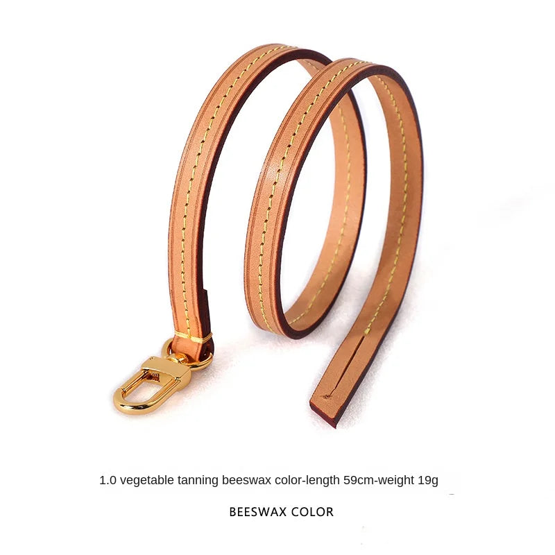 Adjustable Genuine Leather Bag Strap