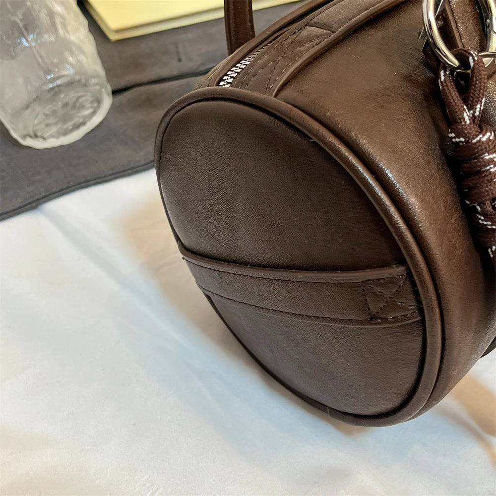 Luxury Cylinder Shoulder Bag