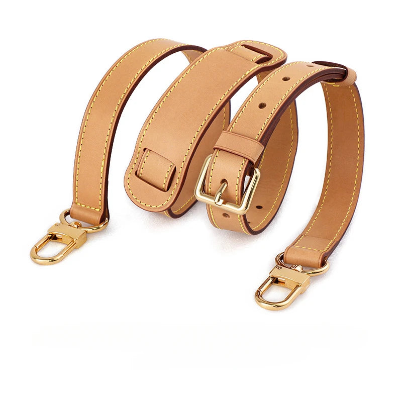 Adjustable Genuine Leather Bag Strap