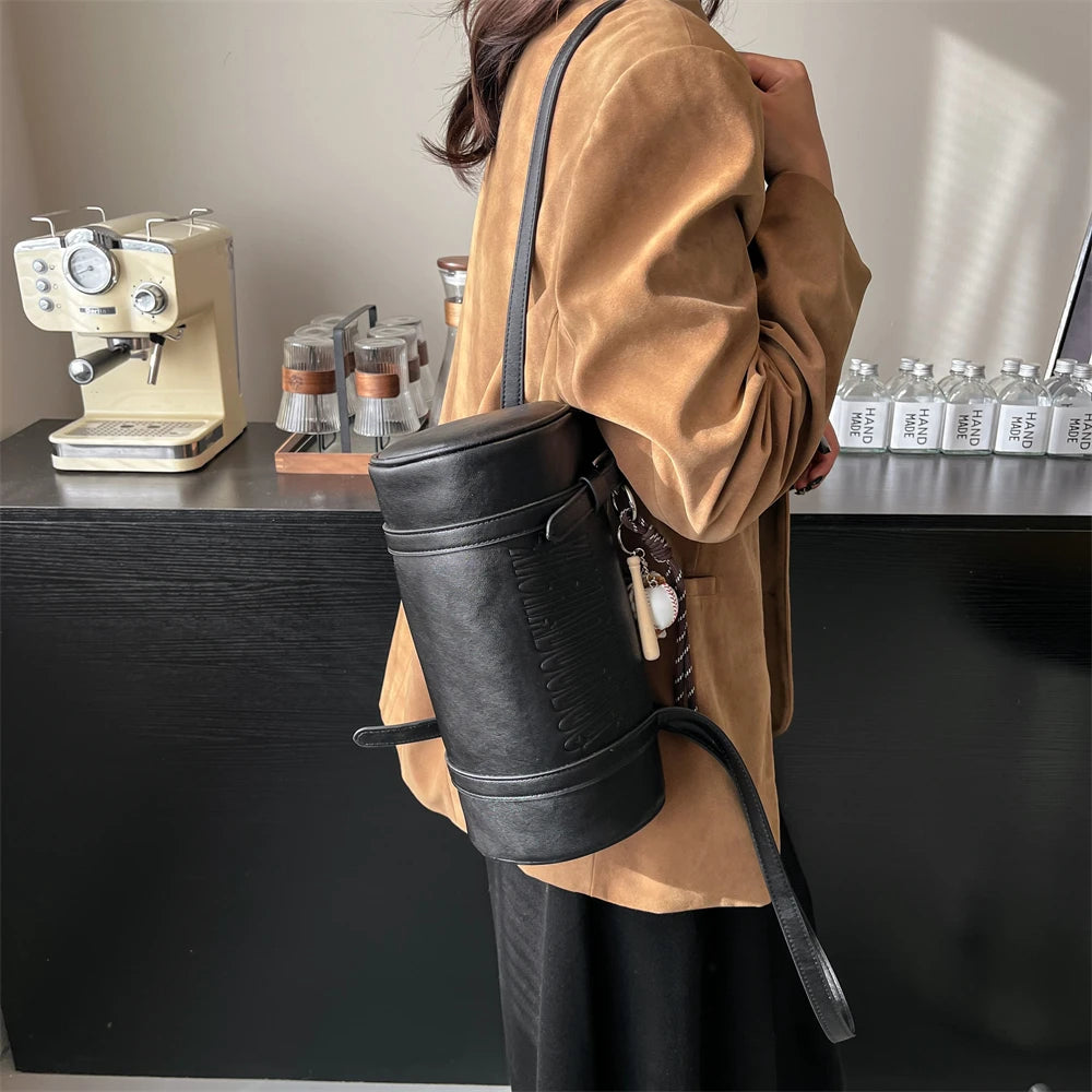 Luxury Cylinder Shoulder Bag
