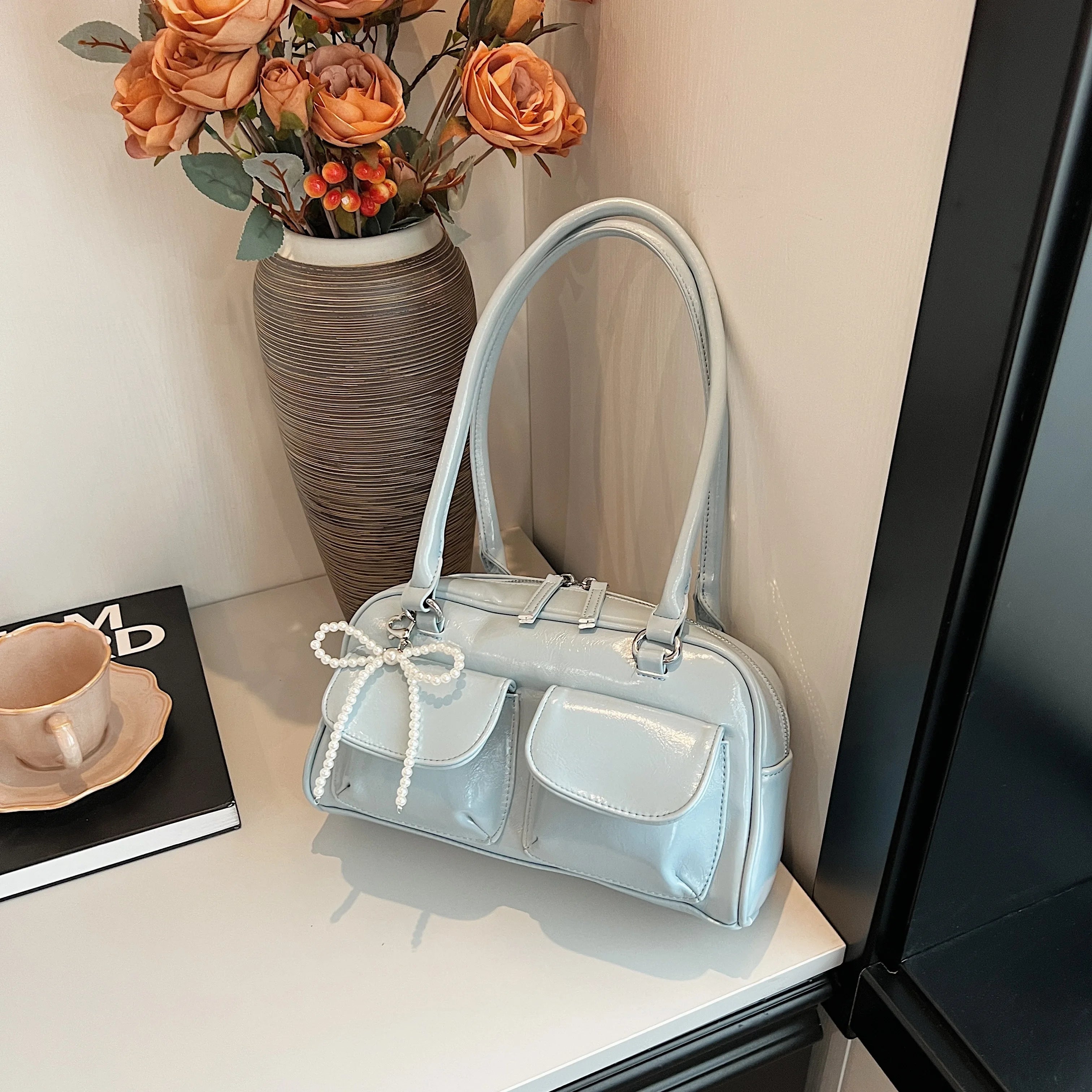 Fashionable Underarm Bow Bag for Women