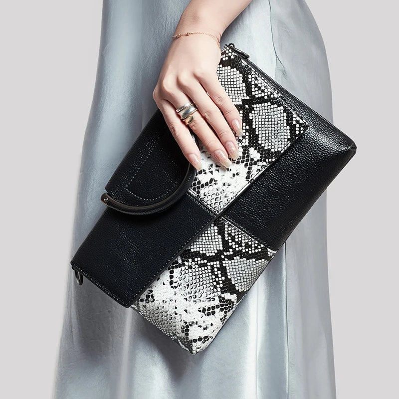 Luxury Soft PU Leather Flap Shoulder Bag – Minimalist Cover Closure Handbag for Women