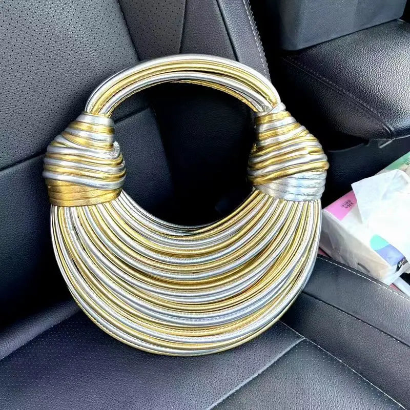 Luxury Handwoven Hobo Bag