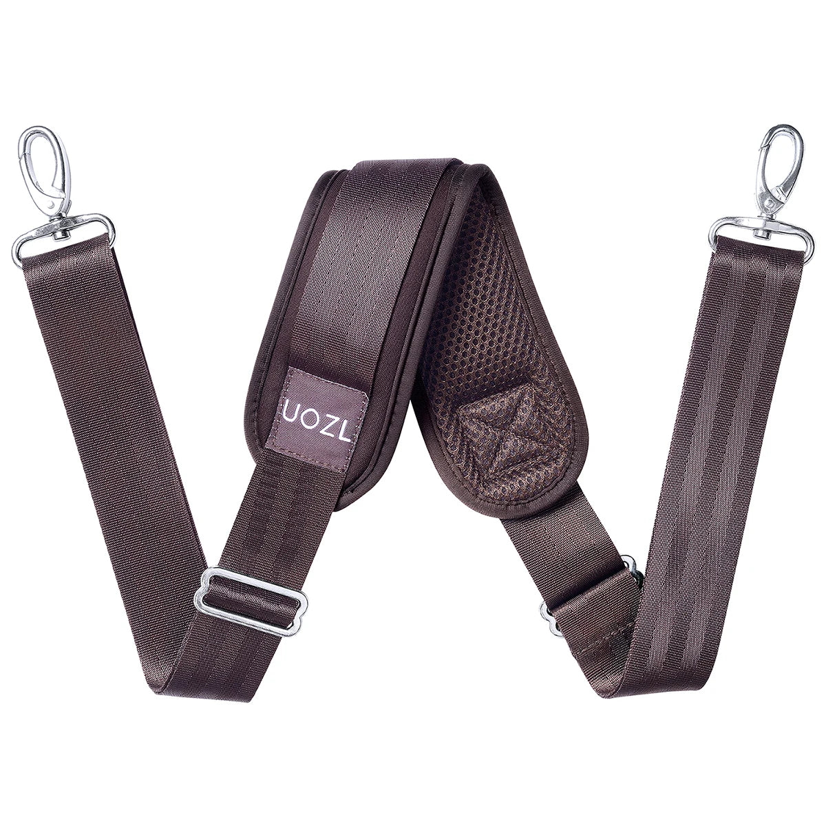 UOZL 79-Inch Adjustable Fabric Shoulder Strap – With Soft Pad & Alloy Hooks for Laptop Bags, Luggage & More