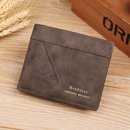 Men's Luxury Leather Wallet with Card Holder and Coin Pocket