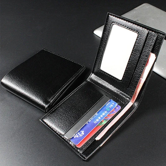 Men's Premium Genuine Leather Wallet in Black