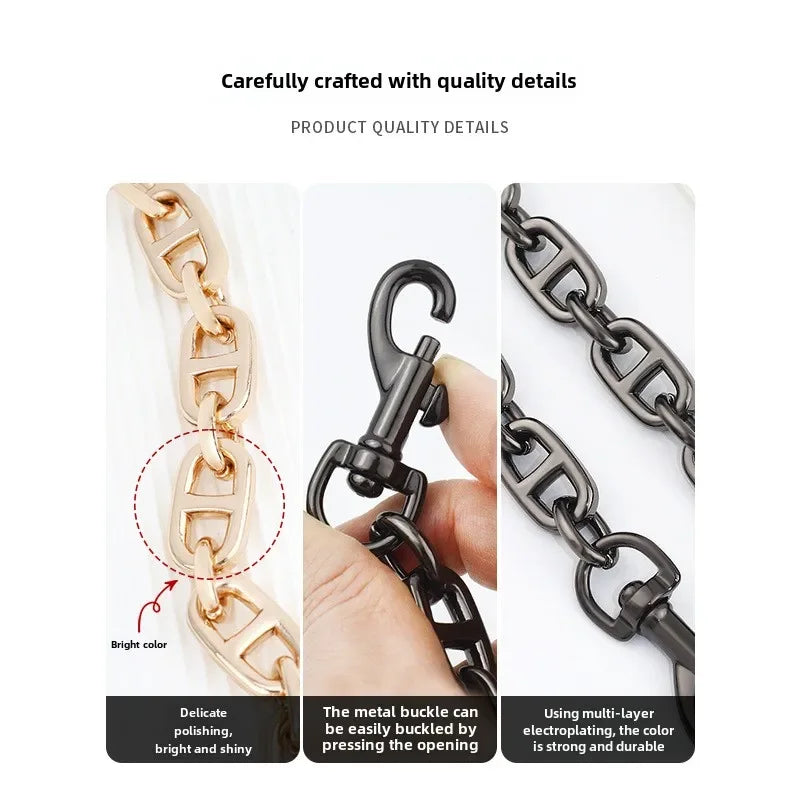 Pig Nose Chain Bag Strap