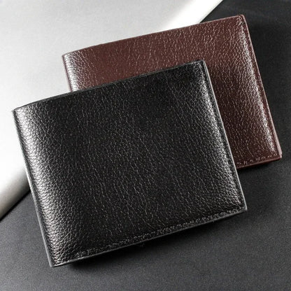 Men's Premium Genuine Leather Wallet in Black