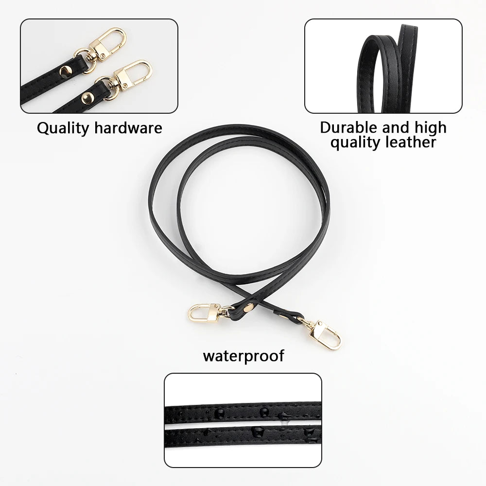 Genuine Cowhide Leather Bag Strap – 100cm/110cm Replacement Belt for Handbags, Shoulder & Crossbody Bags